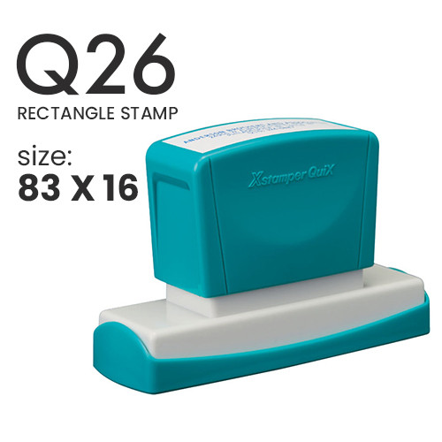 Rectangle Stamps - Q26 (83 X 16)